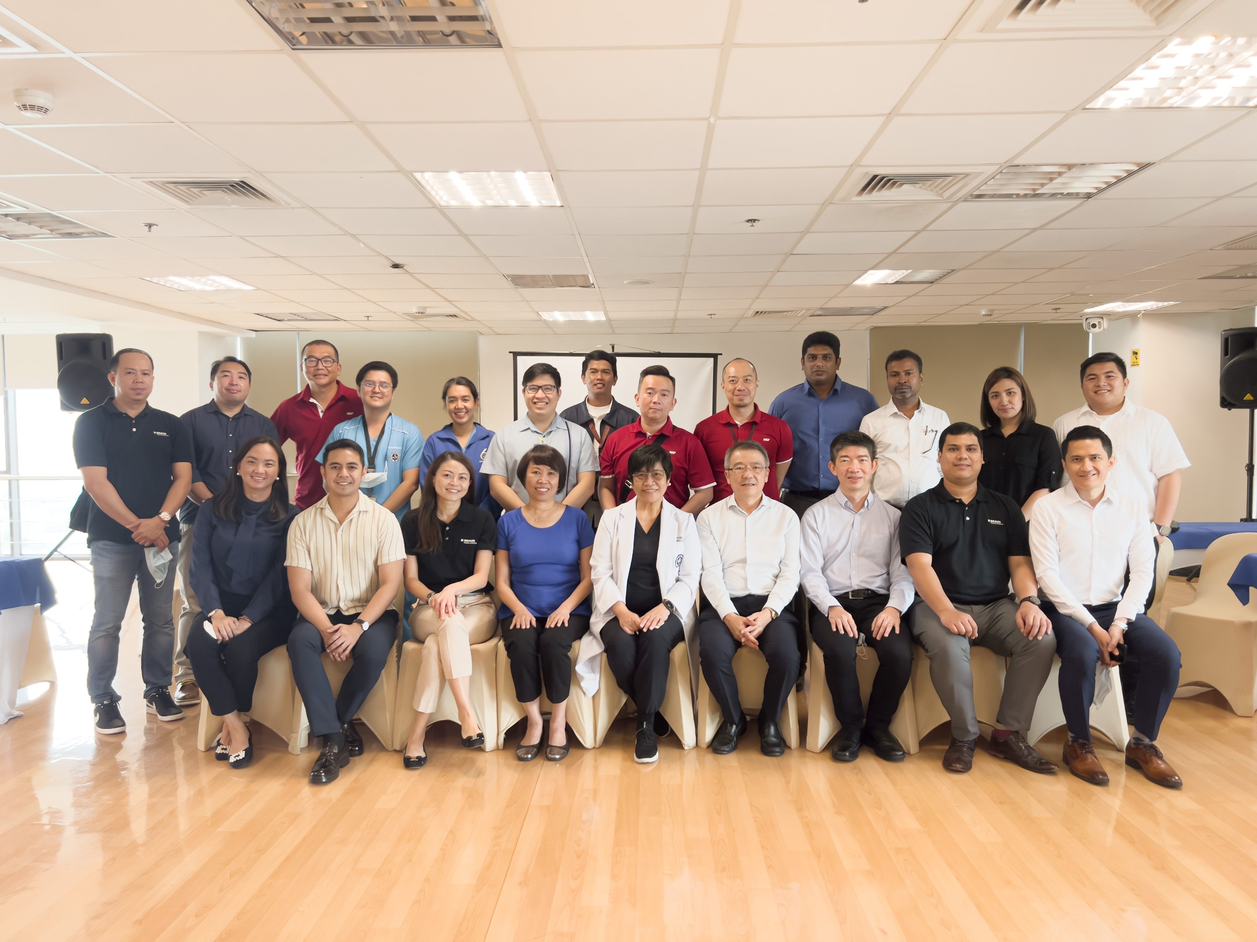 Day 2 (30th August 2023) BBAPH and BBSG representatives with NKF Singapore representatives and Manila Doctors Hospital representatives.