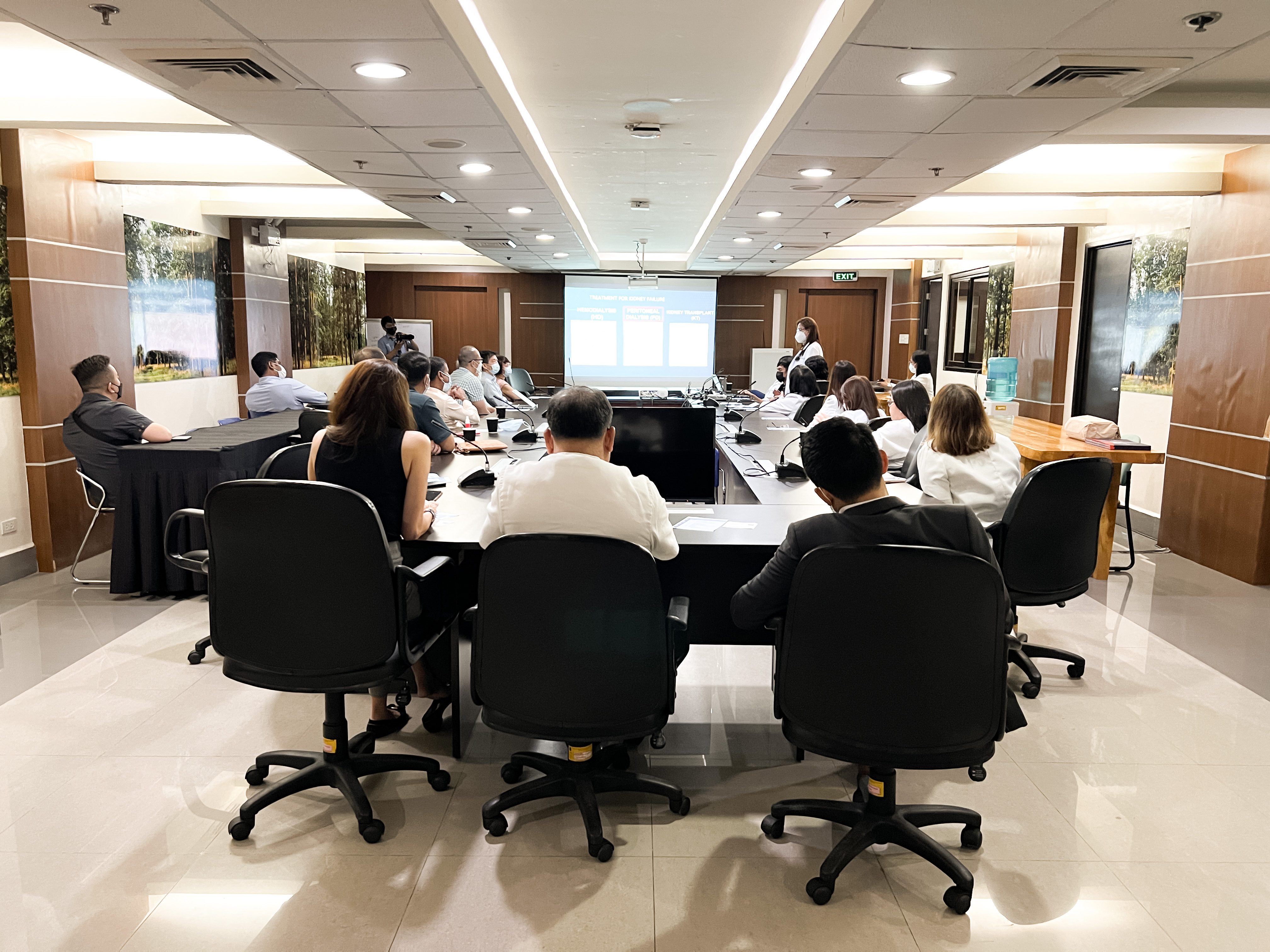 Day 3 (31st August 2023) BBAPH and BBSG representatives with NKF Singapore representatives and NKTI representatives in National Kidney and Transplant Institute.